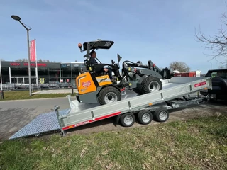 Temared Universal 5121 Multitransporter Hydraulisch kantelbare 507x210 cm 3500kg Full Led - Aluminium profiel vloer