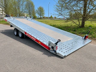 Tema Carkeeper 4820/2 Autotransporter 3000kg + ALU middenvloer LED + FULL OPTION 480x200cm