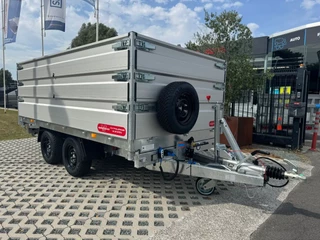 Hapert Cobalt HM-2 Ferro 335x180x40cm 3-zijdige Kipper 3500kg Driedubbel Alu opzetborden 2 x 30cm