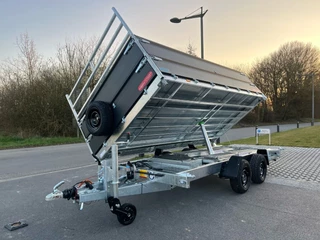 Hapert Cobalt+ 3-zijdige Ferro Kipper | 400x200cm | 3500kg Geremd | Dubbele Borden | Paraboolvering | Oprijplaten