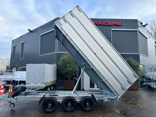 Hapert Cobalt HM-3 Ferro 405x200x40cm 3-zijdige Kipper 3500kg Driedubbel Alu opzetborden 40cm