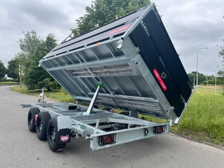 Henra Major Black Label 401x202cm 3-zijdige Kipper 3500kg Dubbel Alu opzetborden