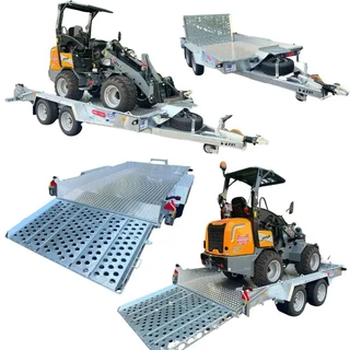 Ifor Williams GH126 Machinetransporter 366×184 cm 3500 kg Oprijklep Alu vloer