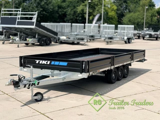 Tiki Trailers TIKI FX 510X216 3.5T FLATBED - BLACK 13" BAND
