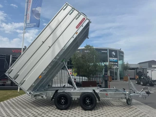 Hapert Cobalt HM-2 Ferro 335x180x40cm 3-zijdige Kipper 3500kg Driedubbel Alu opzetborden 2 x 30cm