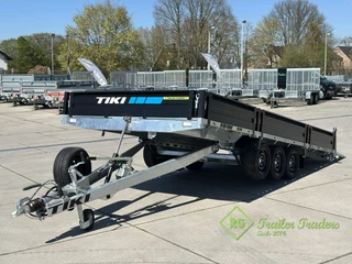 Tiki Trailers TIKI FX 460X216 3.5T TILTBED - BLACK - 13" BAND