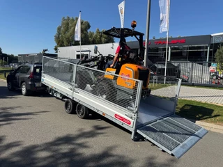 Hapert Indigo HT-2 Transporter Hydraulisch kantelbare Multitransporter 505x200cm Oprijklep en Loofrekken