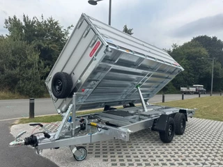 Hapert Cobalt HM-2 Ferro 405x200x30cm 3-zijdige Kipper 3500kg Dubbel Alu opzetborden 2 x 30cm