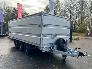 Hapert Cobalt HM-3 Ferro 405x200x40cm 3-zijdige Kipper 3500kg Driedubbel Alu opzetborden 40cm