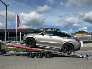 Lorries PL35-6021 Autotransporter 3500kg + ALU middenvloer 600x210cm LED met Elektrische Lier