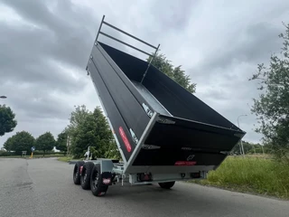 Henra Major Black Label 401x202cm 3-zijdige Kipper 3500kg Dubbel Alu opzetborden