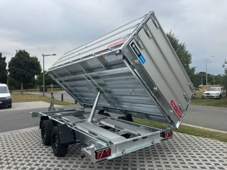 Hapert Cobalt HM-2 Ferro 405x200x30cm 3-zijdige Kipper 3500kg Dubbel Alu opzetborden 2 x 30cm