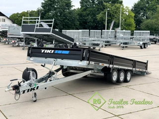 Tiki Trailers TIKI FX 460X216 3.5T TILTBED - BLACK - 10" BAND