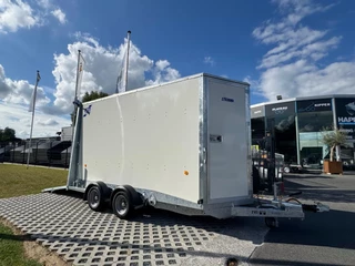 Ifor Williams BV126G 7 LED Gesloten aanhangwagen met deur/klep combinatie 364x173x214 cm 3500 kg code : 730