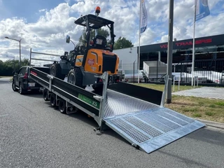 JCS Easyloader Multitransporter 550×204 cm Elektrisch kantelbaar LED Aluminium Tranenplaat - Reservewiel en steun