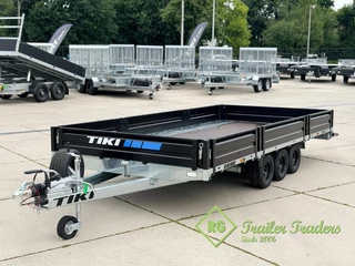 Tiki Trailers TIKI FX 460X216 3.5T FLATBED - BLACK - 10" BAND